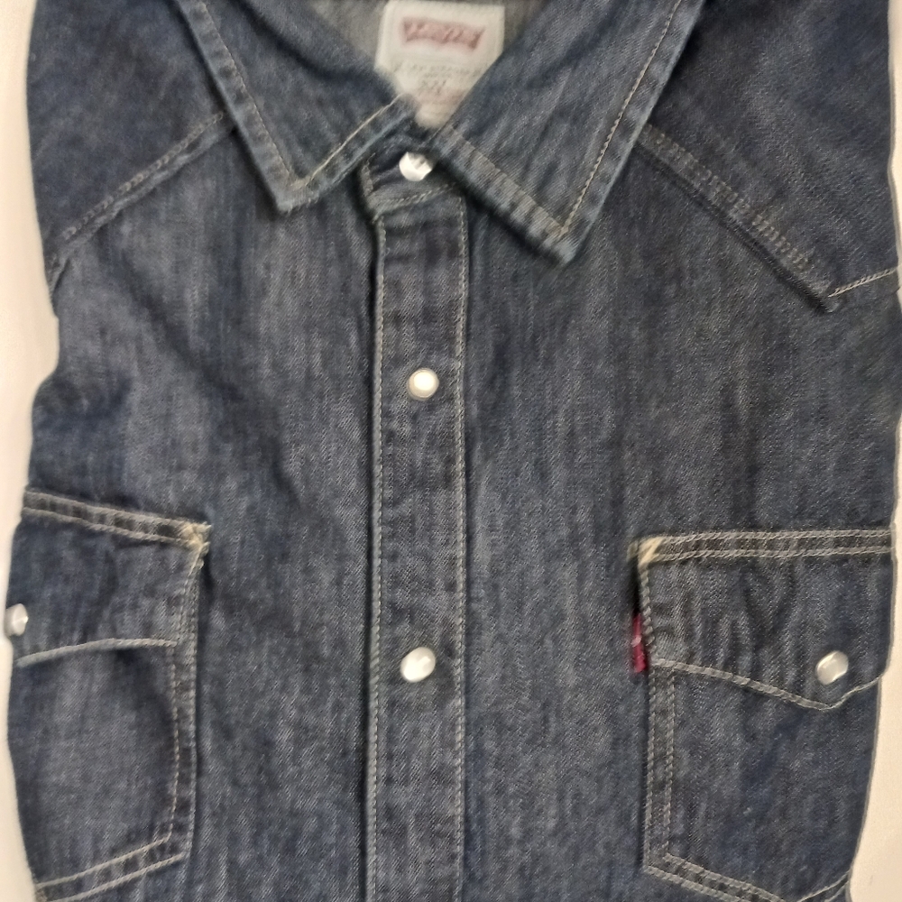 Levi denim western shirt XXL